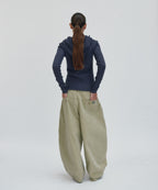 WIDE CHINO PANTS [KHAKI]