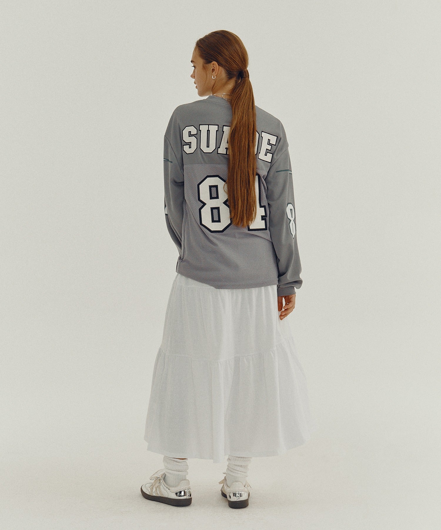 84 STAR RACING LONG SLEEVE [GRAY]