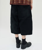 UTILITY CARGO SHORTS [BLACK]