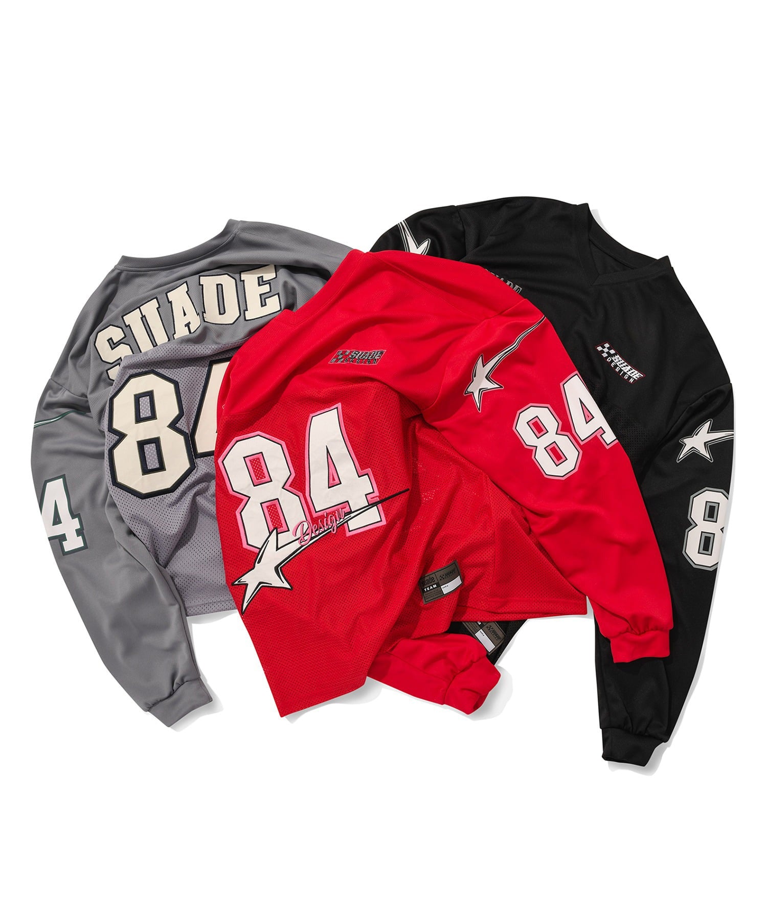 84 STAR RACING LONG SLEEVE [BLACK]