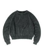 WASHED KNIT [BLACK]