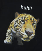 HUH!! LEOPARD TEE [BLACK]