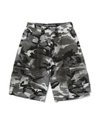 WIDE CARGO SHORTS [WHITE CAMO]