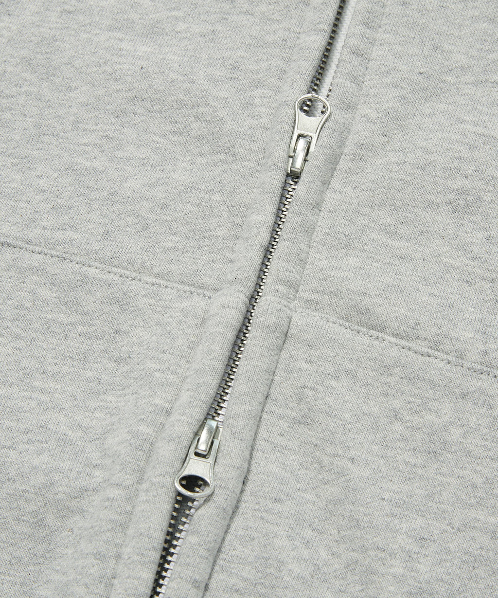 NORMAL HOOD ZIP UP [GRAY]