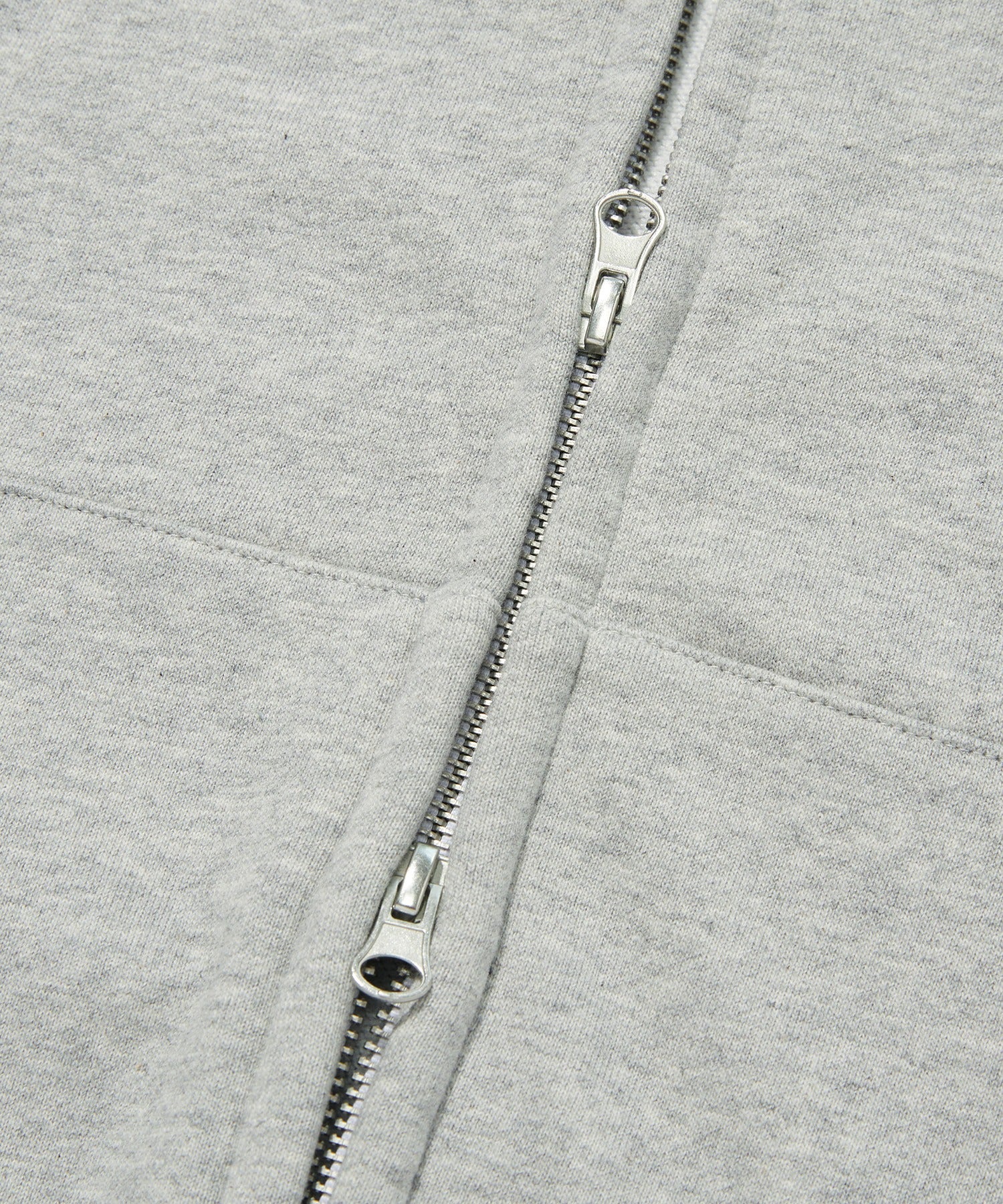 NORMAL HOOD ZIP UP [GRAY]