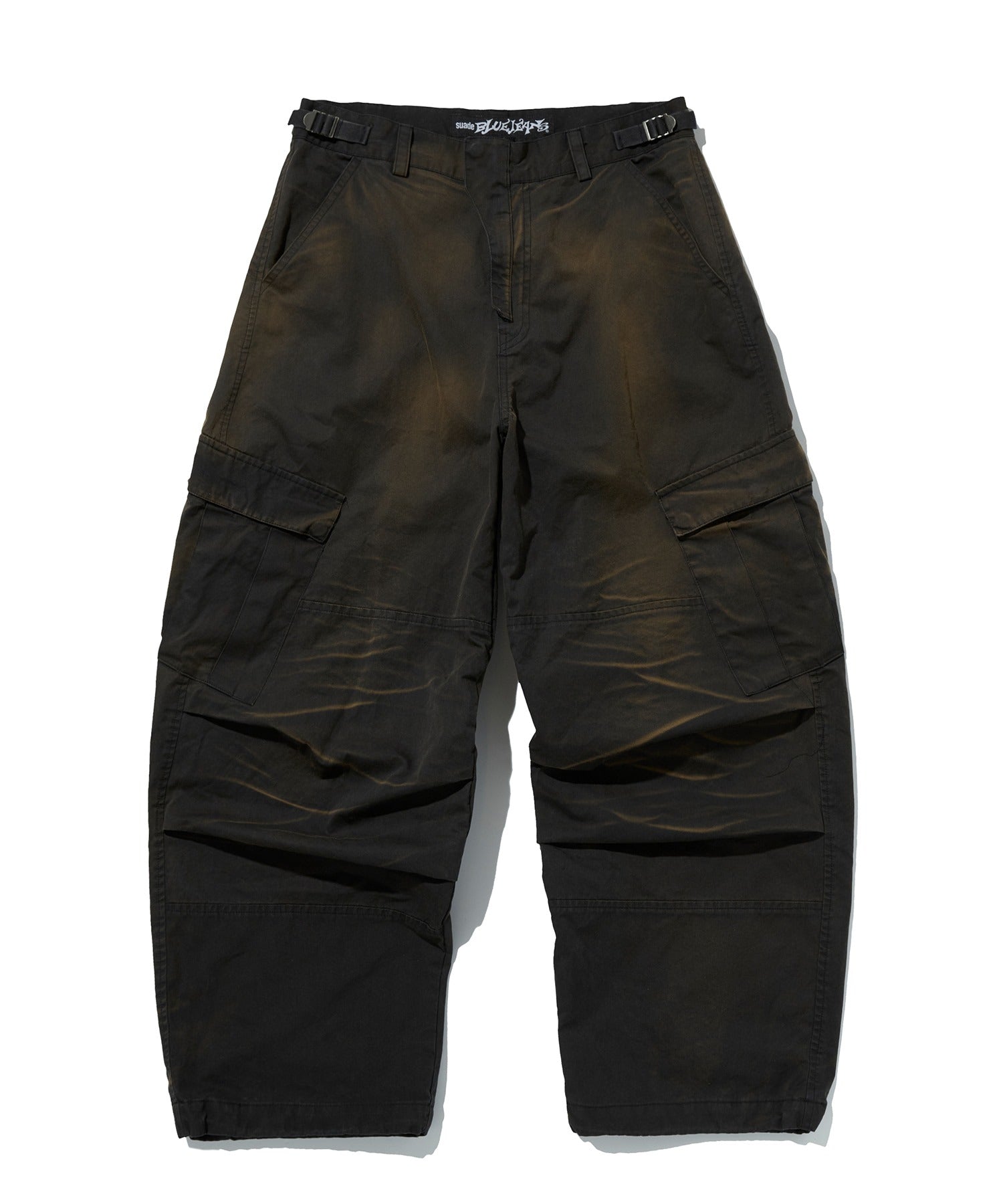 WASHED CARGO PANTS [DARK BLACK]