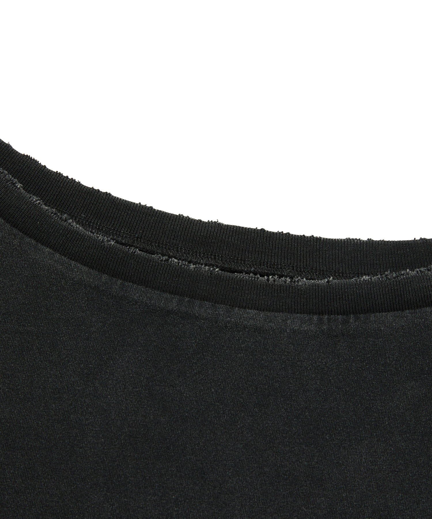 SUNNY ONE SHOULDER TEE [WASHING BLACK]