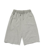 CUT EDGE SWEAT SHORTS [GRAY]