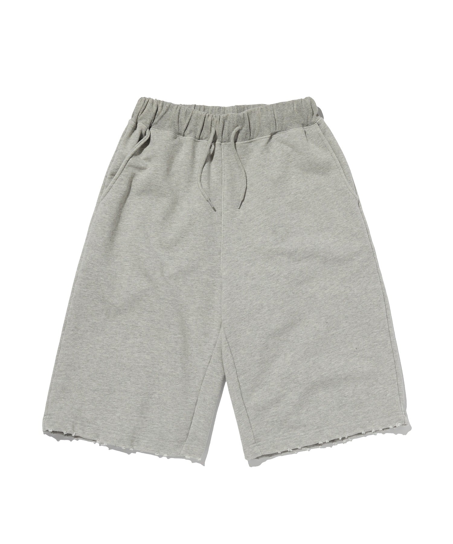 CUT EDGE SWEAT SHORTS [GRAY]