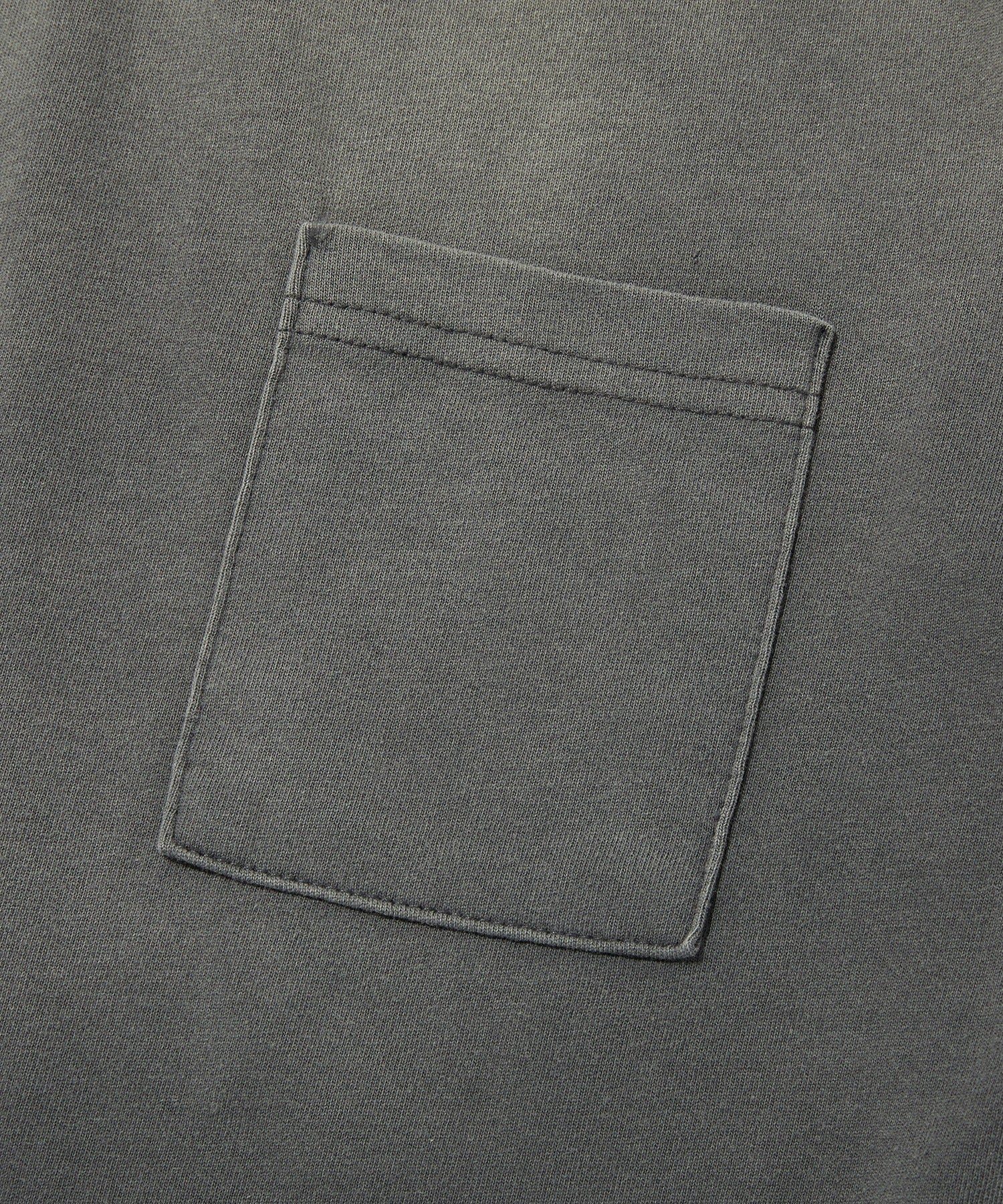 POCKET CROPPED TEE [WASHING GRAY]