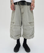 UTILITY CARGO SHORTS [GRAY]