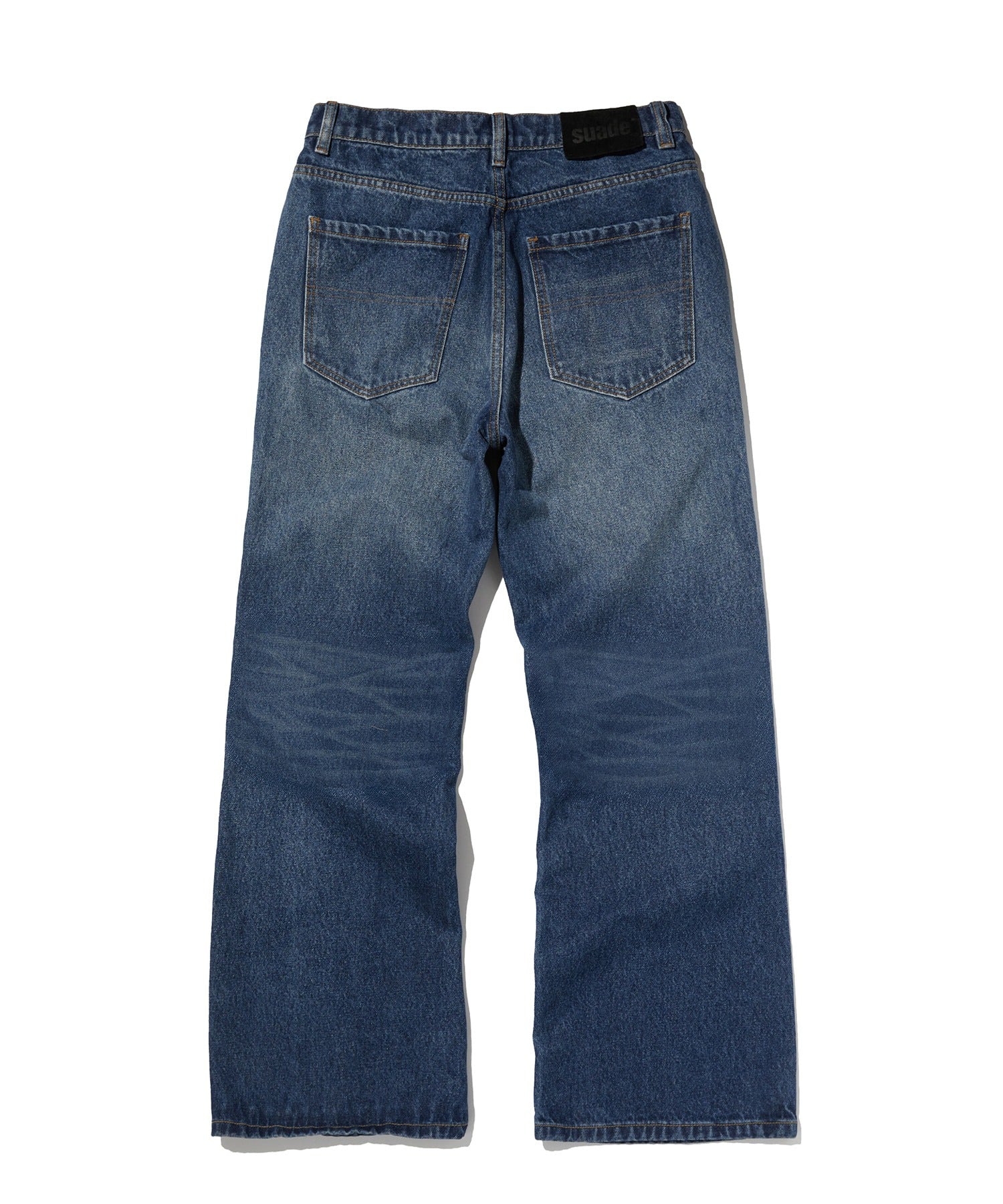 CURVED FLARE DENIM [BLUE]