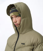 HOODED PUFFER JACKET [KHAKI]