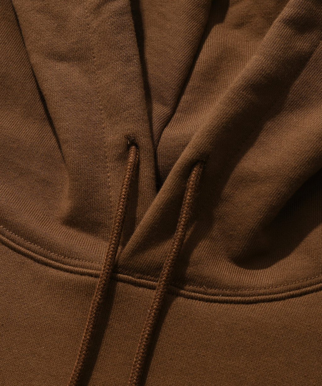 FIRE SUADE HOODIE [BROWN]