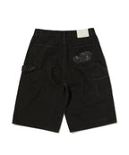CONTOUR DOUBLE KNEE SHORTS [BLACK]