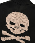 SKULL COWICHAN SWEATER [BLACK]