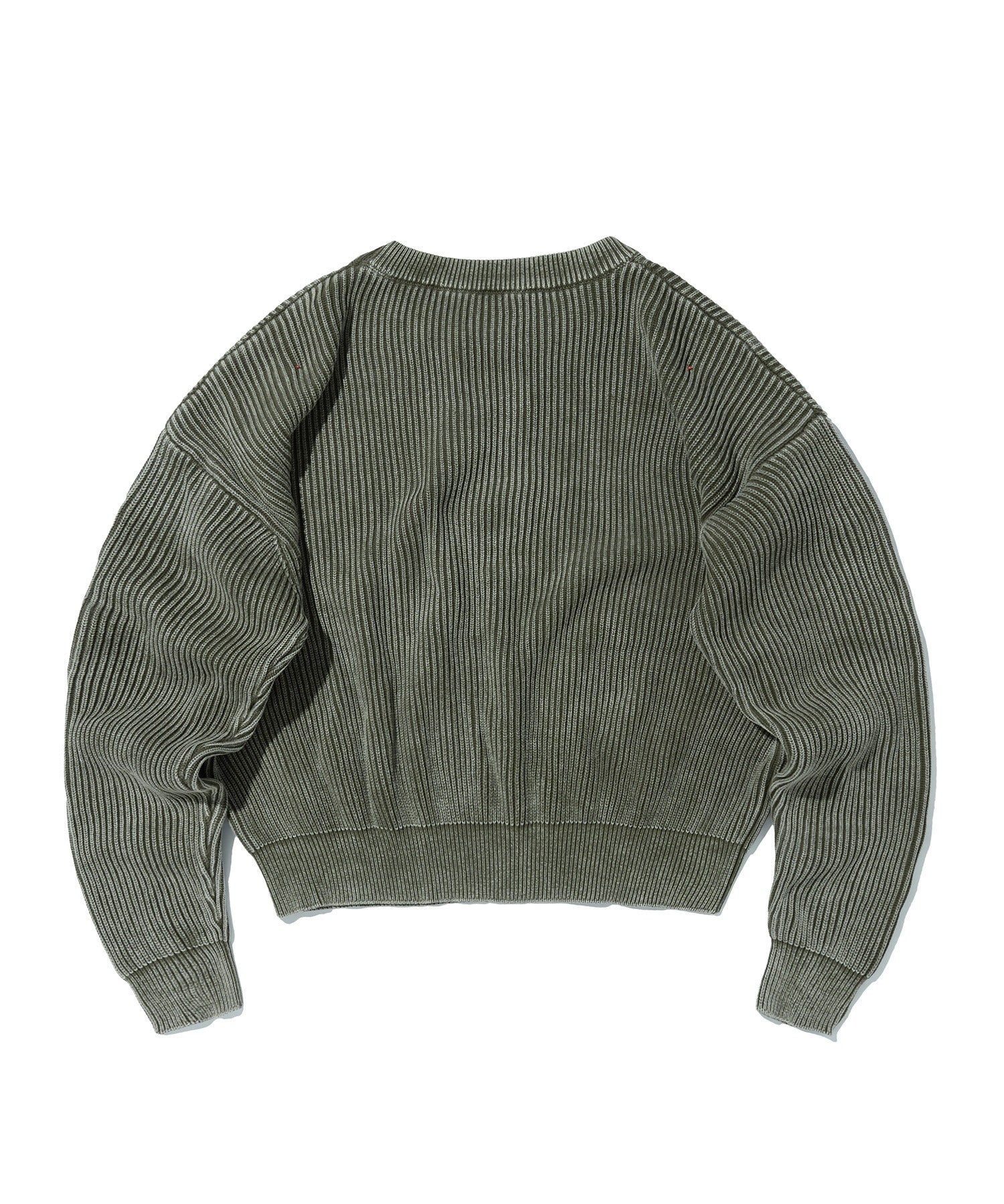 WASHED KNIT [KHAKI]