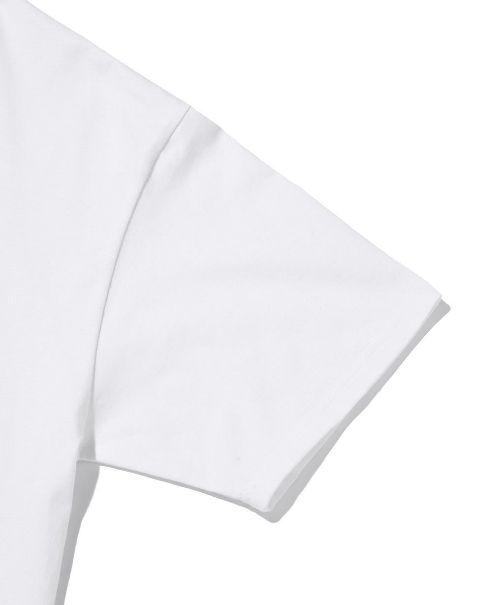 HUH!! LEOPARD TEE [WHITE]