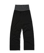 LAYERED LONG PANTS [BLACK]