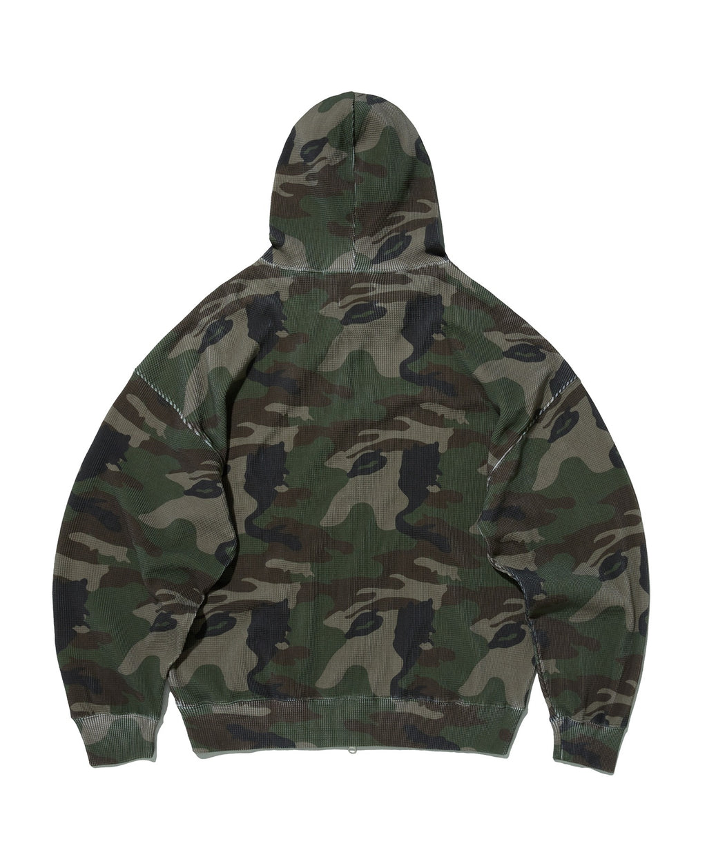 THERMAL CAMO HOOD ZIP UP [CAMO]