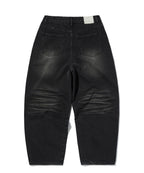WRINKLE DENIM [BLACK]