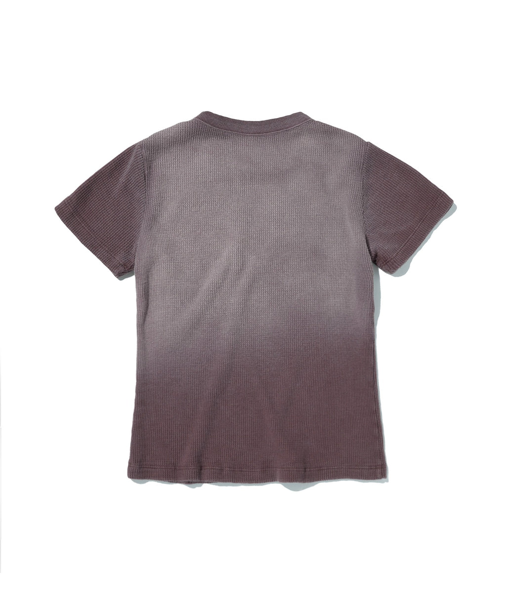 WASHED THERMAL LOGO TEE [BROWN]