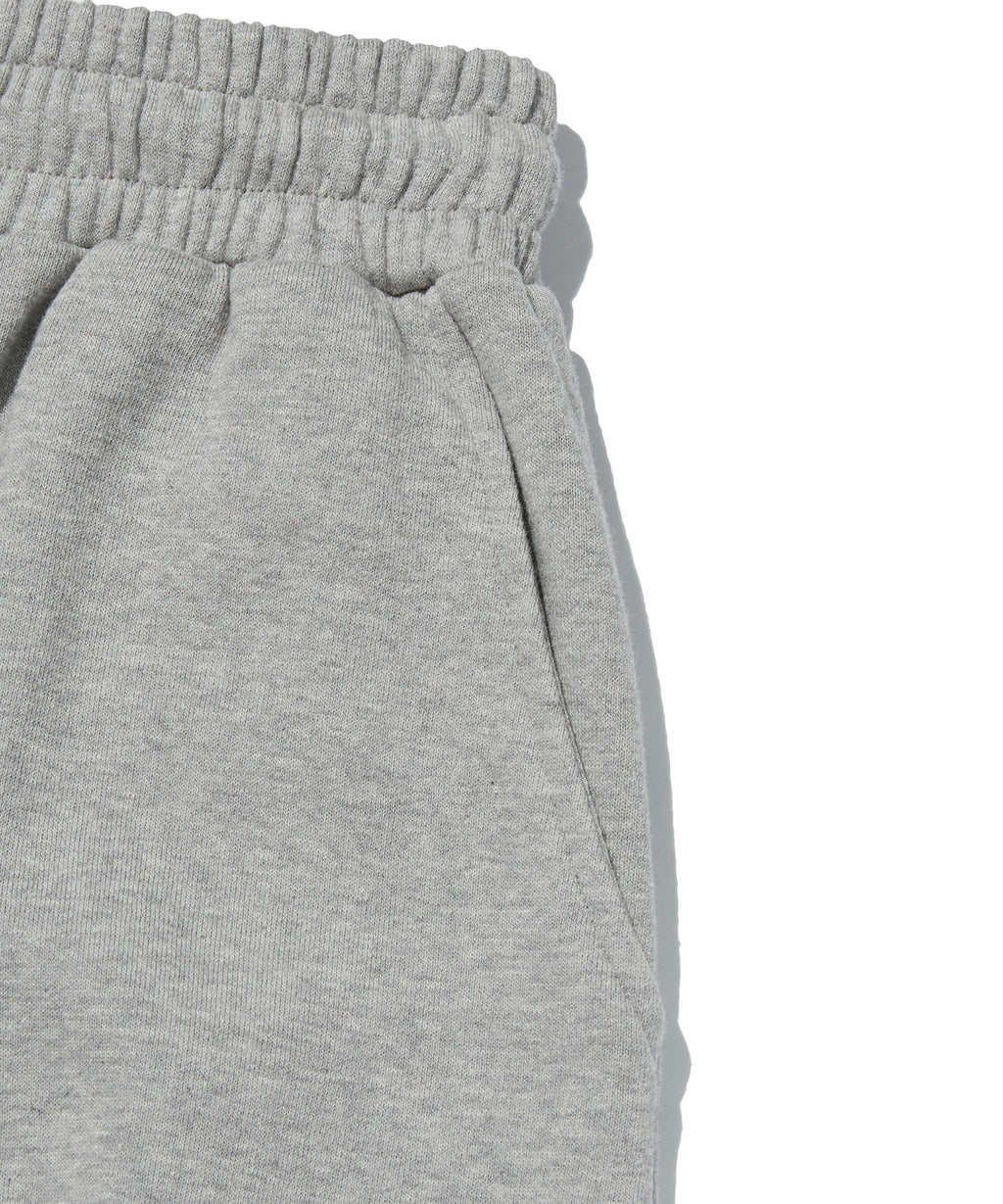 WIDE SWEAT SHORTS [GRAY]