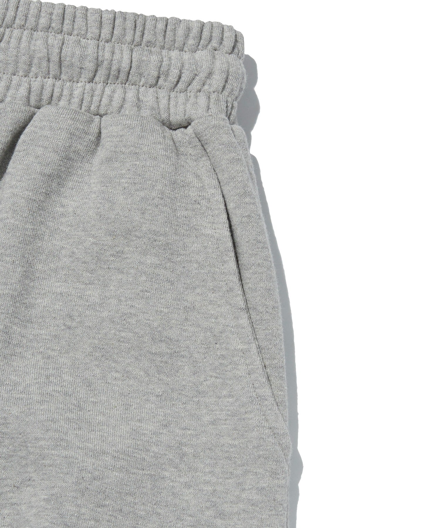 WIDE SWEAT SHORTS [GRAY]