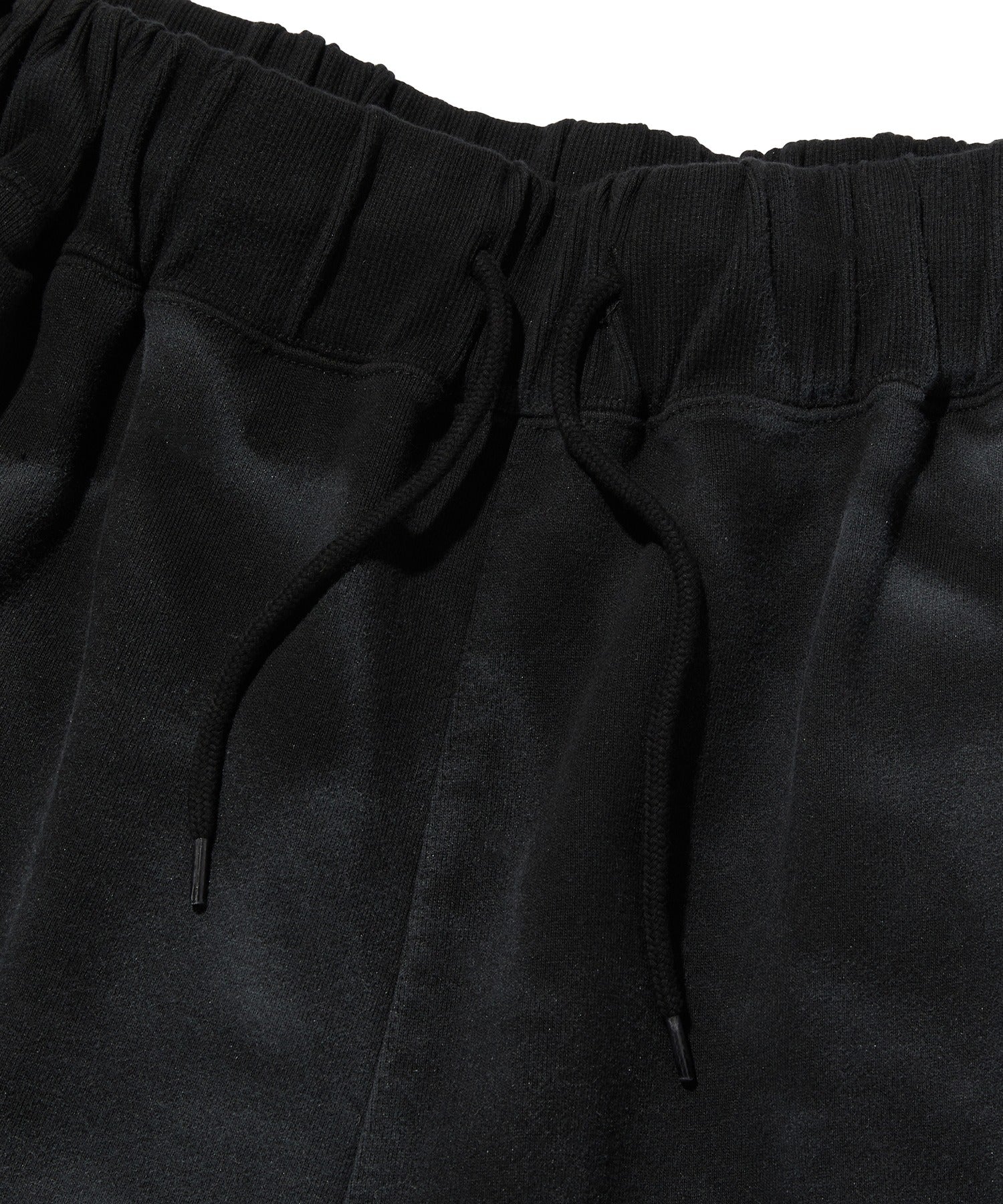 CUT EDGE SWEAT SHORTS [WASHING BLACK]