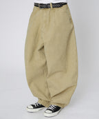 WIDE CHINO PANTS [KHAKI]