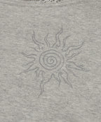 SUNNY ONE SHOULDER CREWNECK [GRAY]