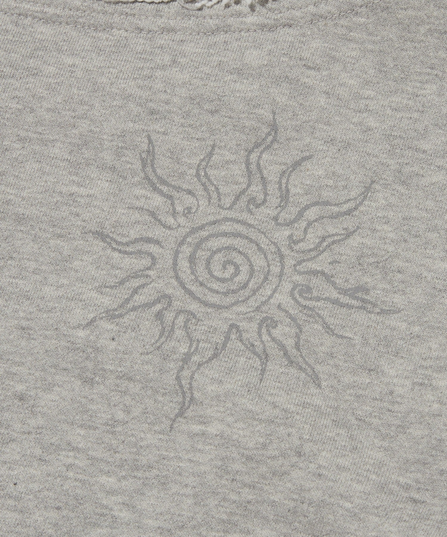 SUNNY ONE SHOULDER CREWNECK [GRAY]