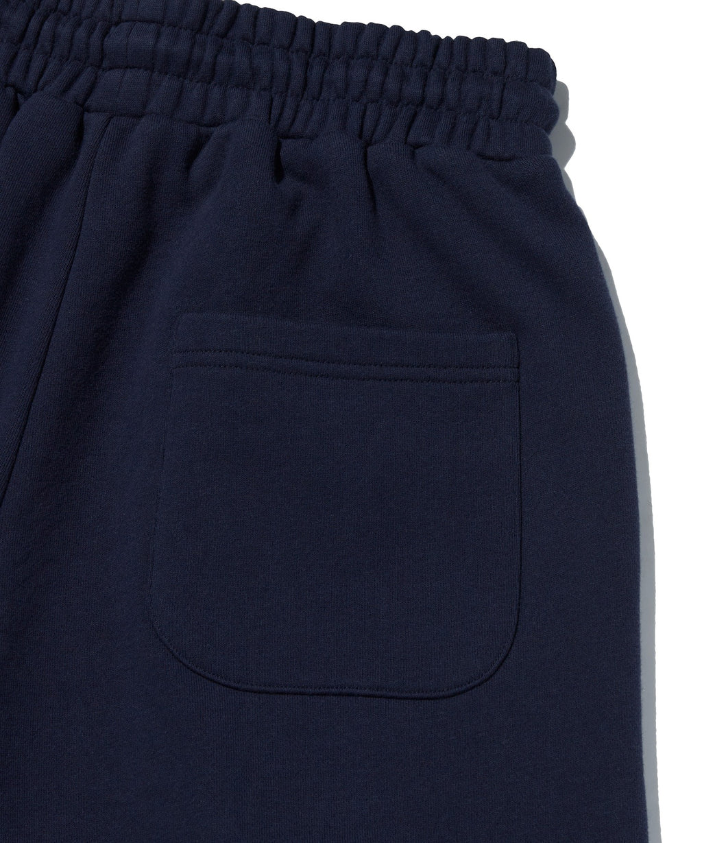 WIDE SWEAT SHORTS [NAVY]