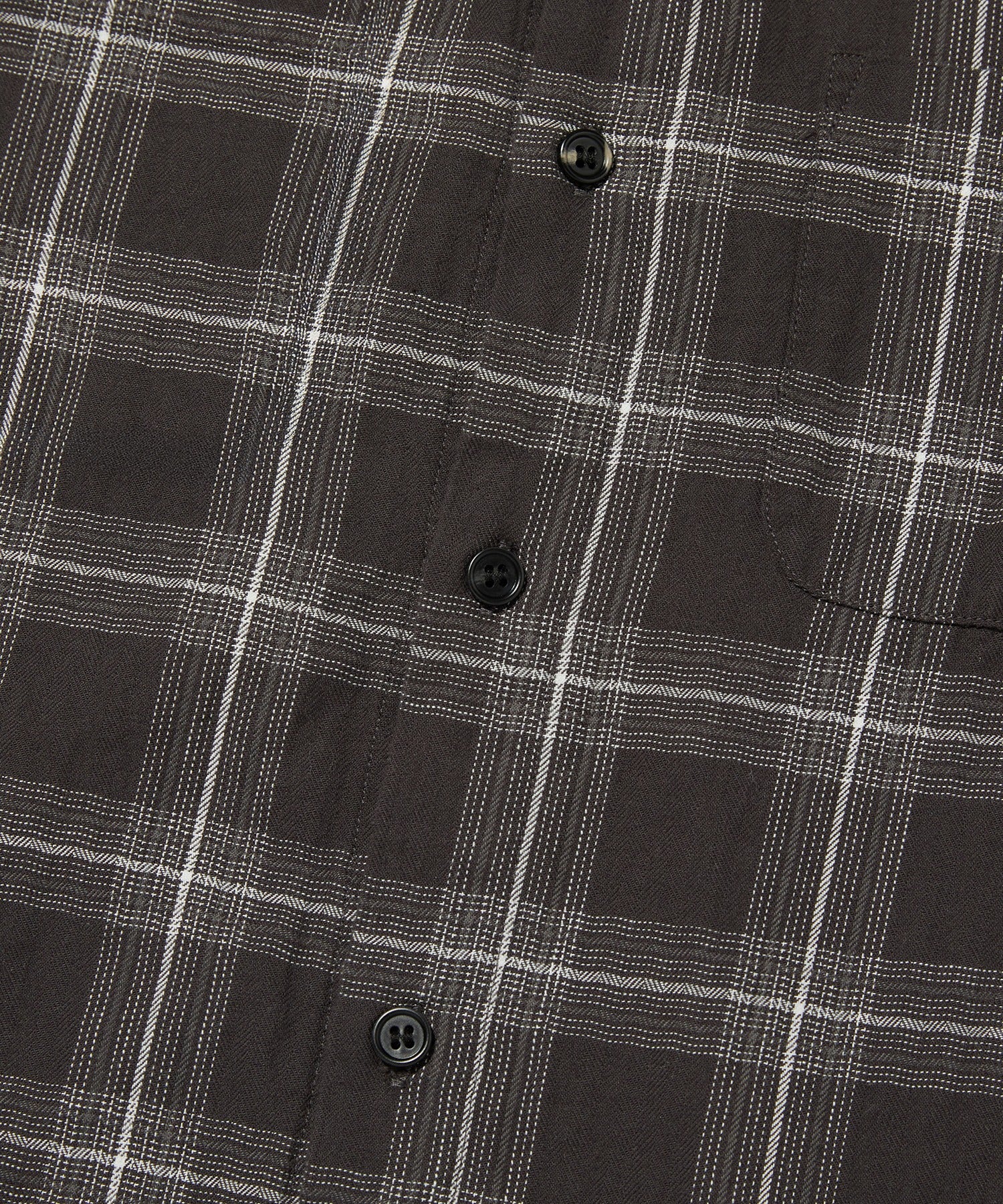 CROPPED CHECK SHIRT [GRAY]