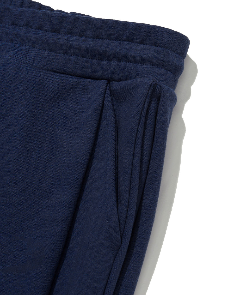 TWO TUCK LONG PANTS [NAVY]
