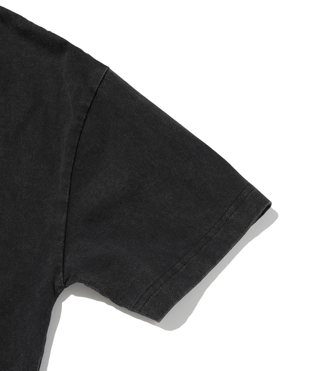 SILHOUETTE TEE [WASHING BLACK]