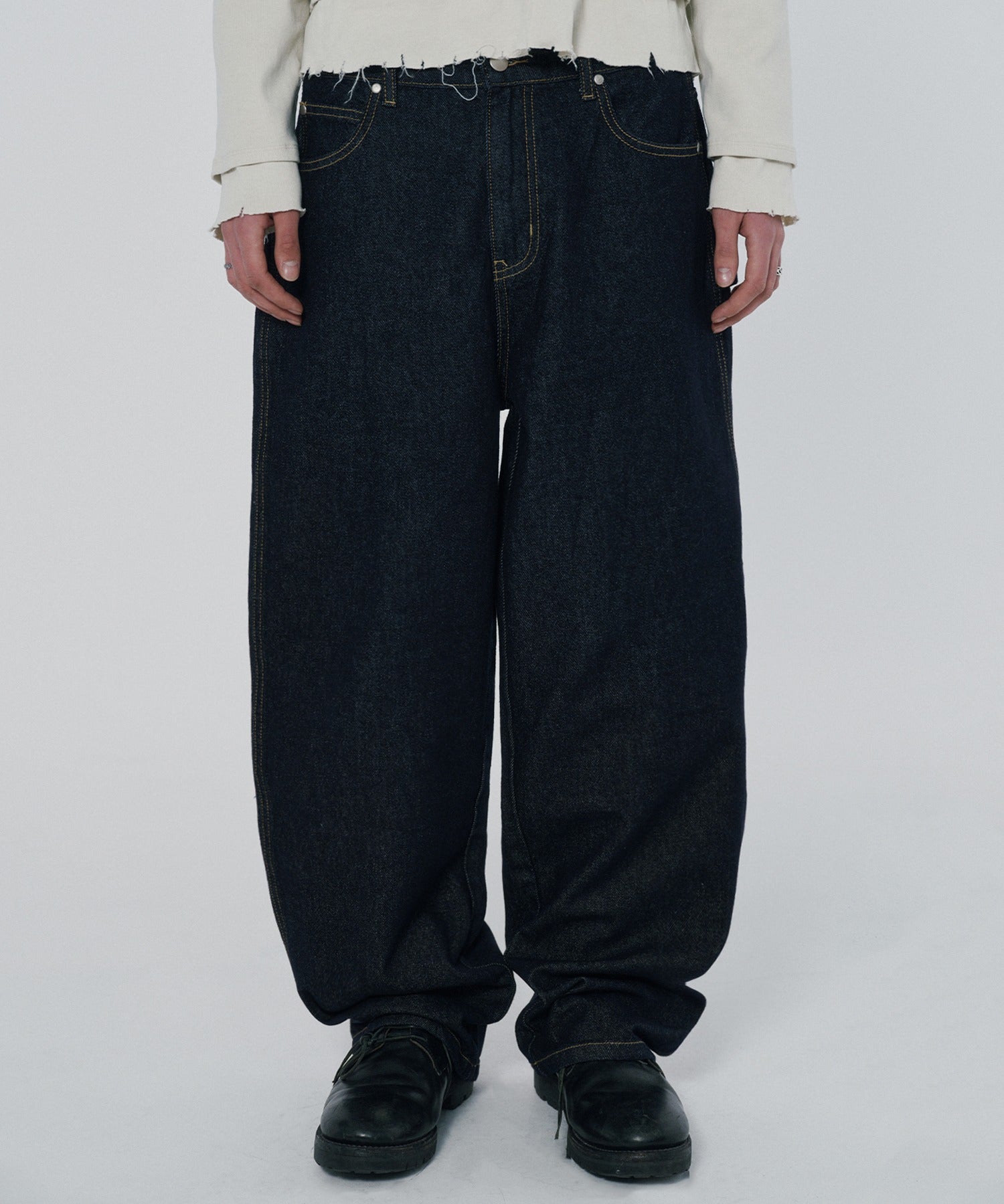 BAGGY DENIM [RAW INDIGO]