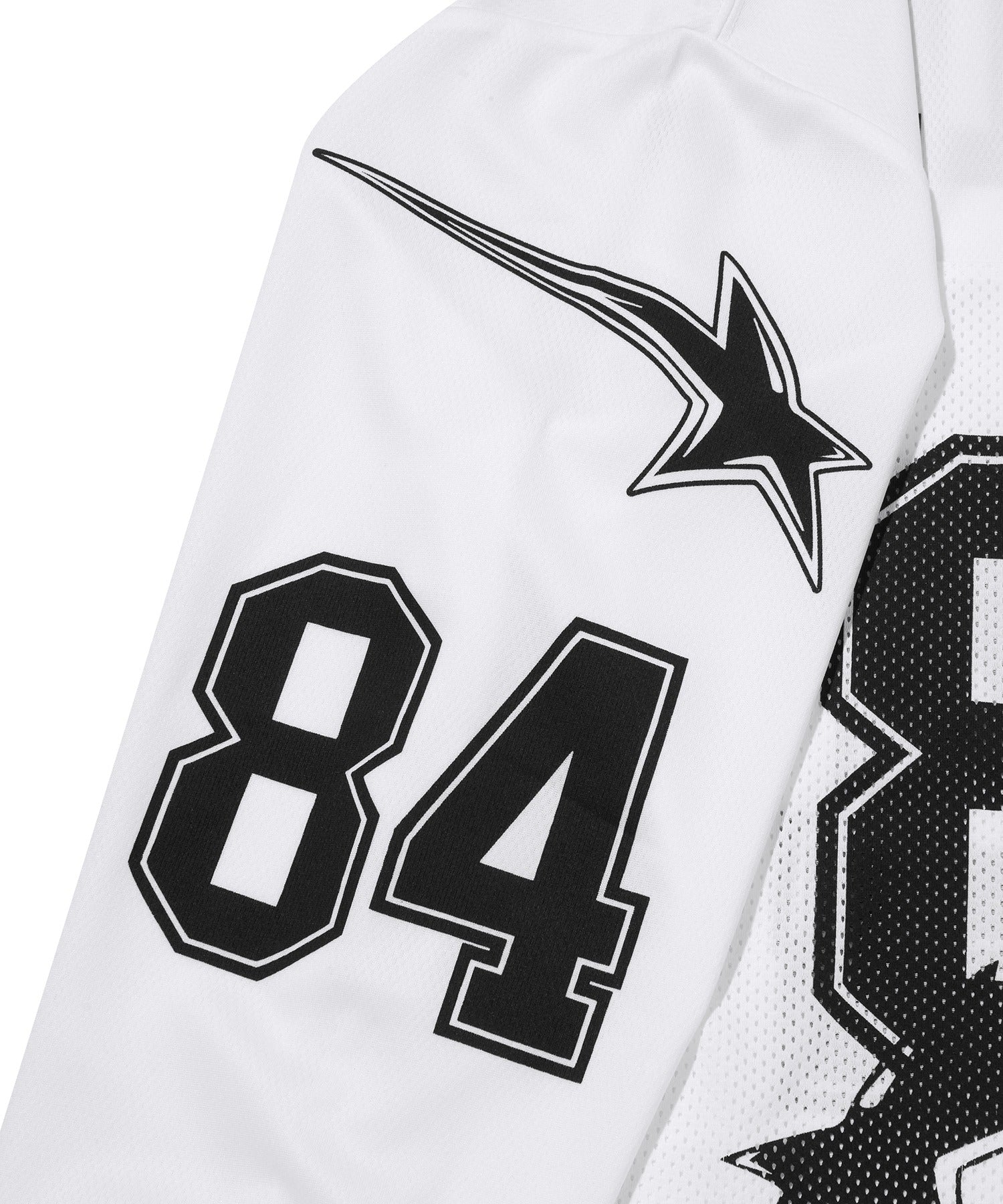 84 STAR RACING LONG SLEEVE [WHITE]