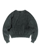 WASHED KNIT [BLACK]