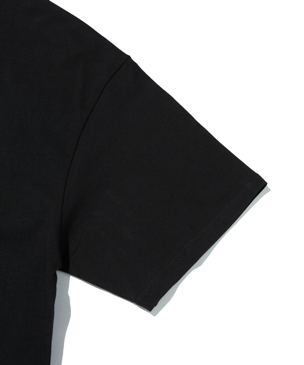 HUH!! LEOPARD TEE [BLACK]