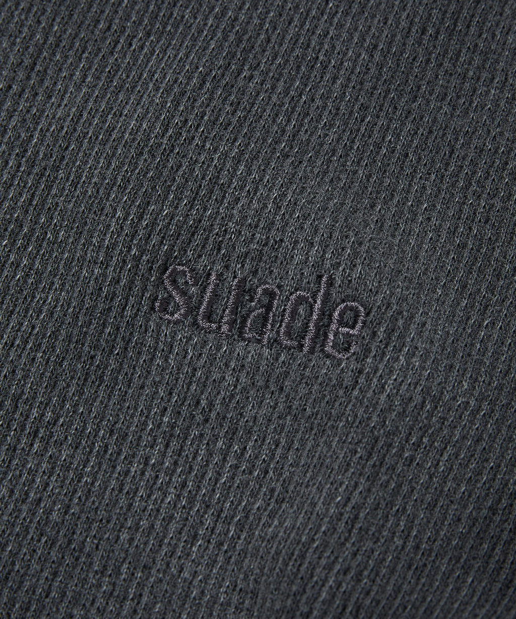 WASHED THERMAL LOGO TEE [BLACK]