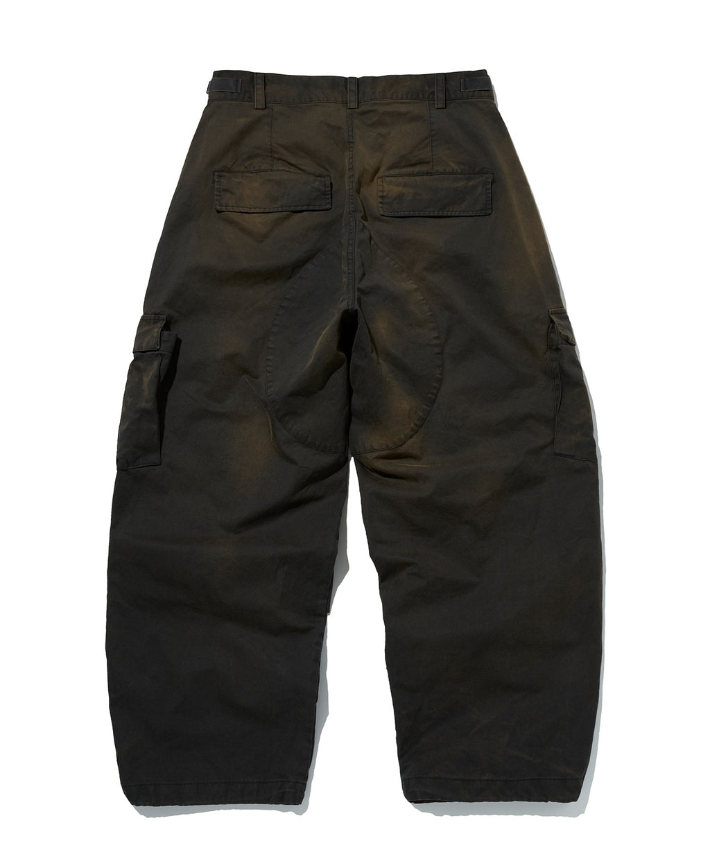 WASHED CARGO PANTS [DARK BLACK]