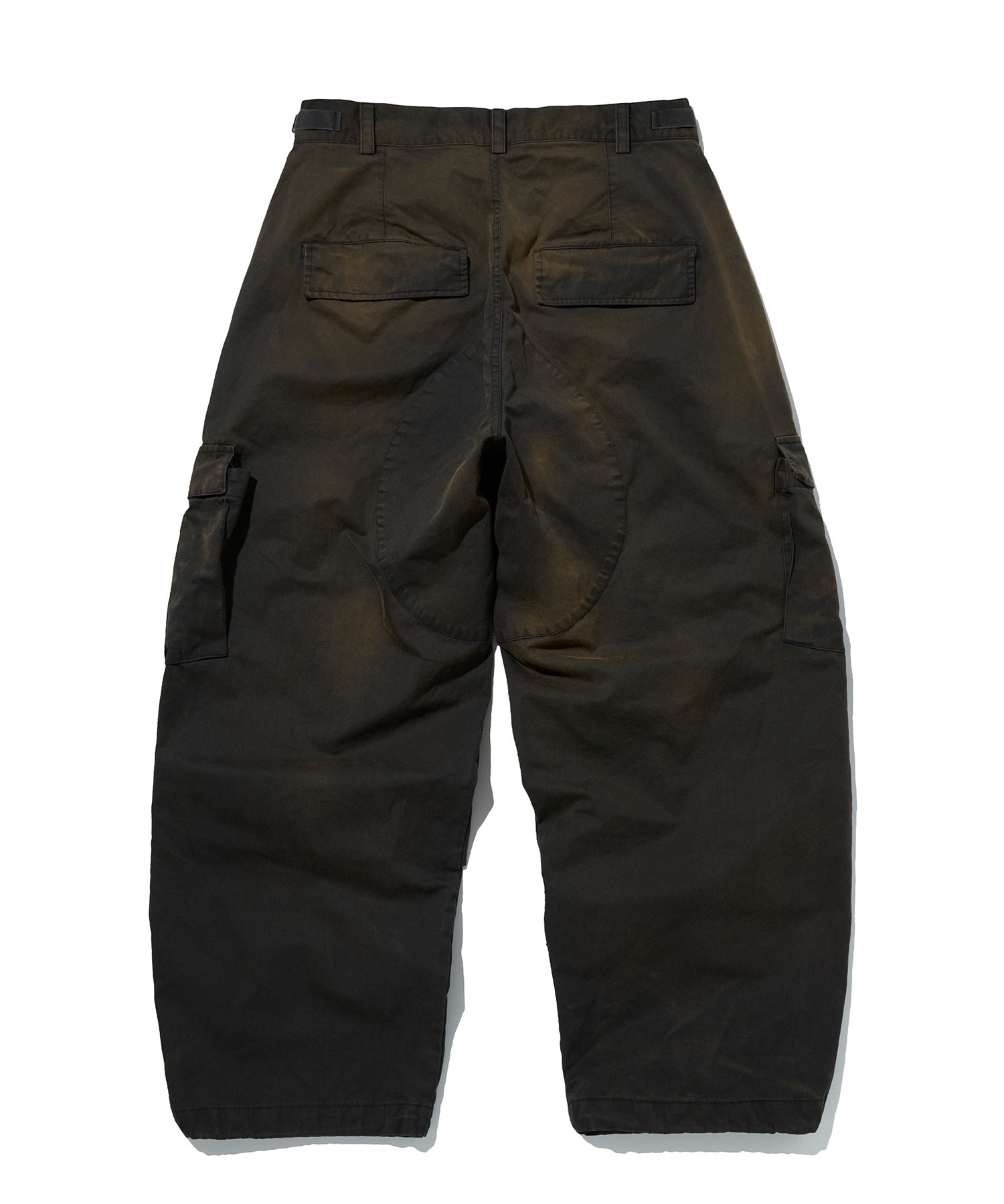 WASHED CARGO PANTS [DARK BLACK]