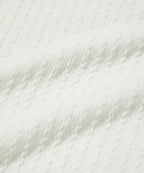 CABLE HENLEY NECK [WHITE]