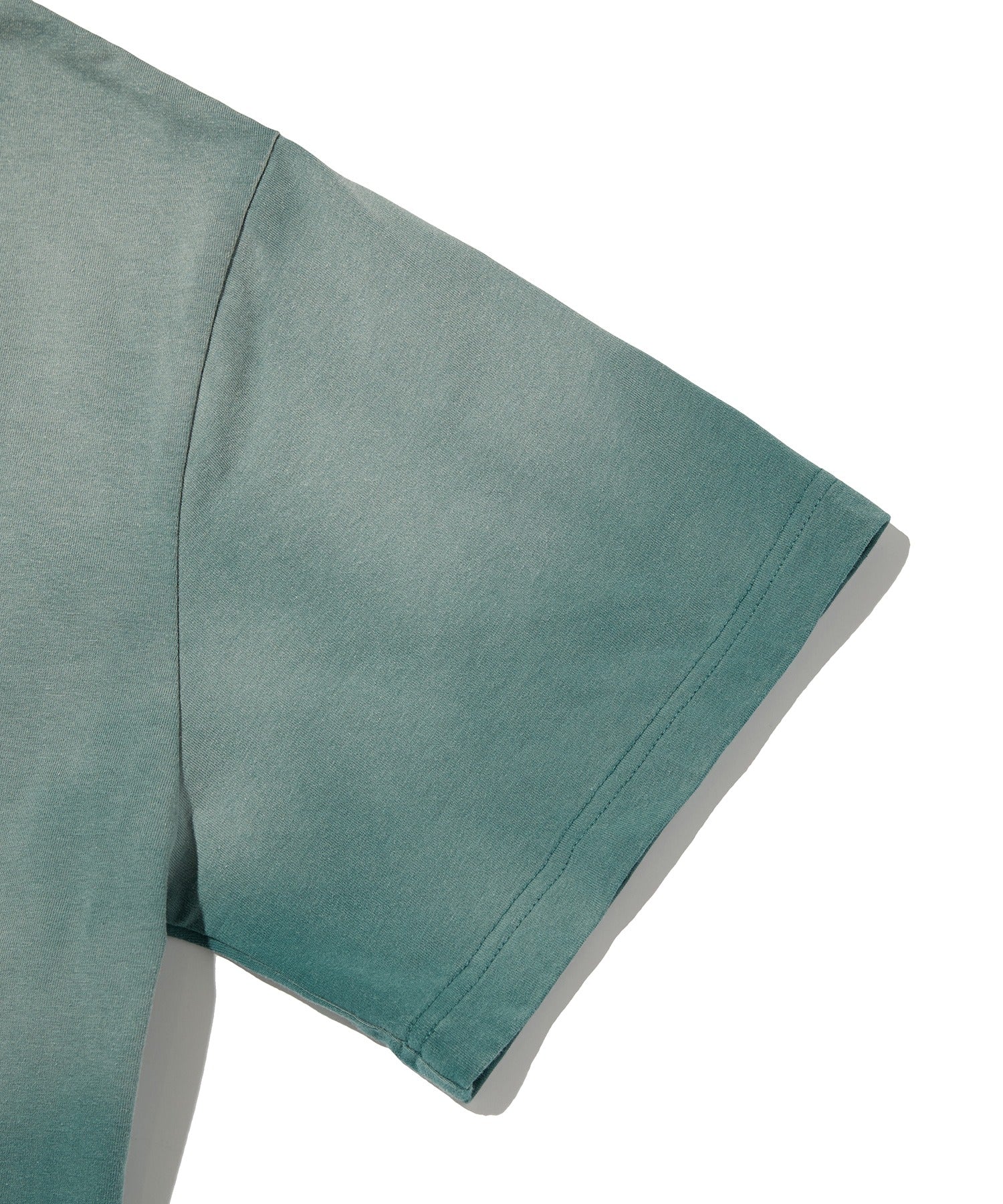 POCKET CROPPED TEE [WASHING GREEN]