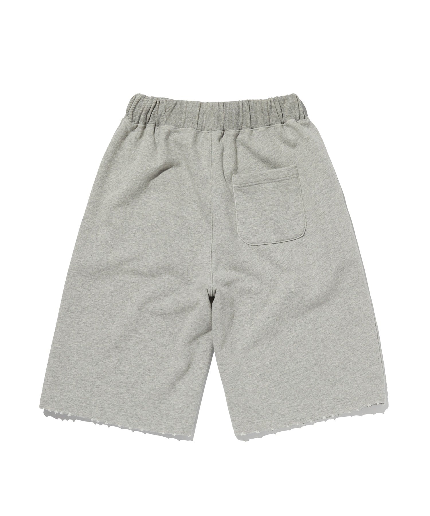 CUT EDGE SWEAT SHORTS [GRAY]