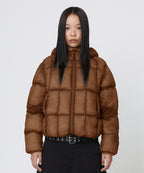 LIGHT PUFFER JACKET [BROWN]