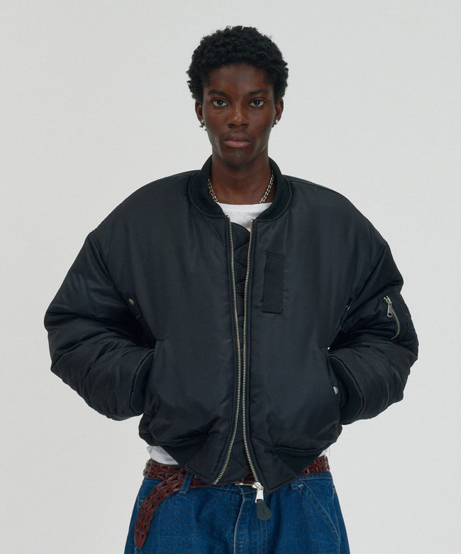 CROPPED MA-1 [BLACK] Hover Image