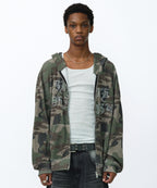 THERMAL CAMO HOOD ZIP UP [CAMO]