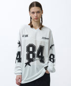 84 STAR RACING LONG SLEEVE [WHITE]